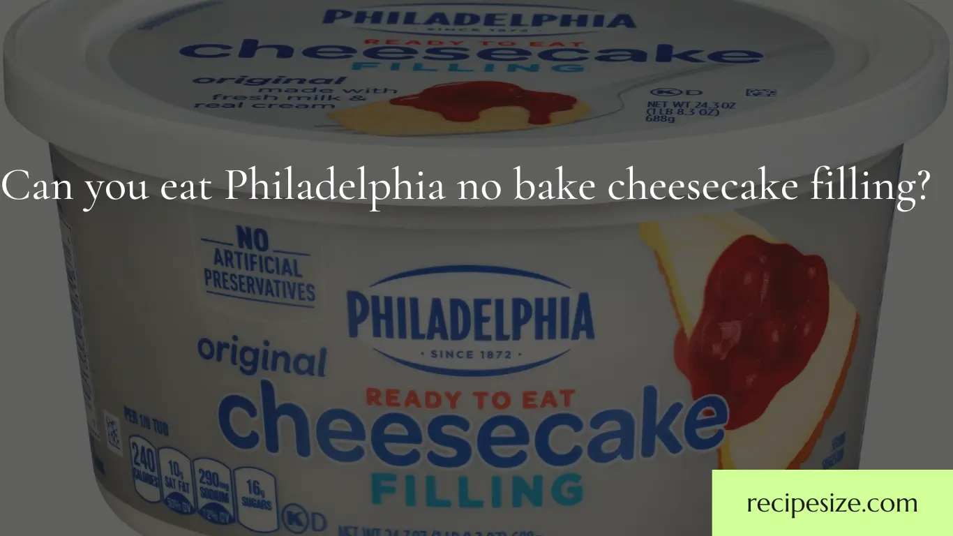 No-Bake Cheesecake Filling, Philadelphia Cream Cheese Desserts, Easy Cheesecake Recipes, Quick Philadelphia Desserts