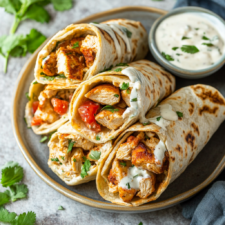 Chicken Ranch Wraps Recipe
