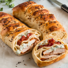 Chicken Bacon Ranch Stromboli Recipe