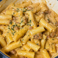 Creamy Sausage Rigatoni Recipe