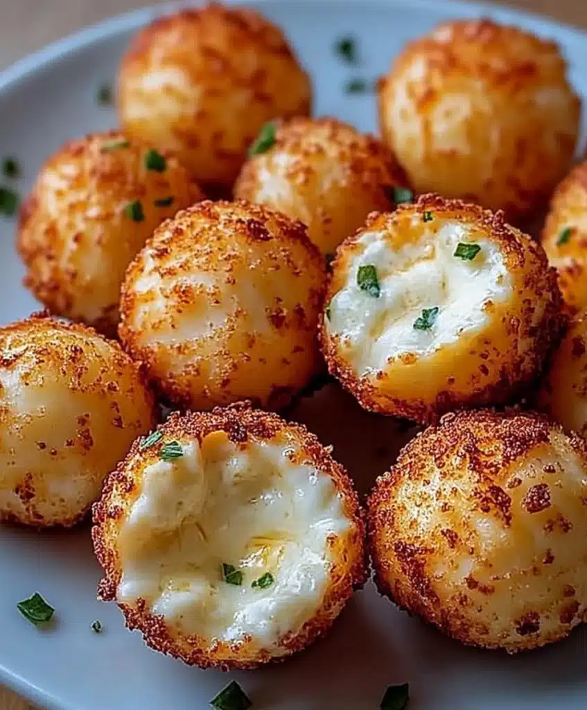 These Cheesy Parmesan Mozzarella Bites are crispy on the outside and gooey inside! Perfect for dipping in marinara or ranch. Ready in 30 minutes!