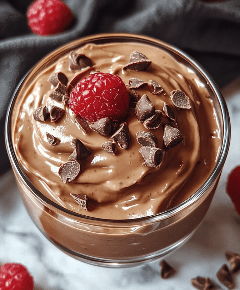 This Chocolate Cottage Cheese Mousse is creamy, high-protein, and keto-friendly! A healthy, low-carb dessert ready in just 5 minutes.
