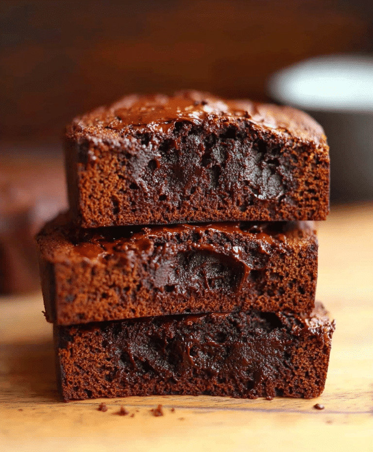 Indulge in this Hot Fudge Brownie Bread—moist, chocolatey, and swirled with gooey hot fudge for the ultimate treat