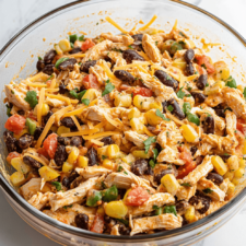 Quick Southwest Chicken Salad Recipe – A High-Protein Meal