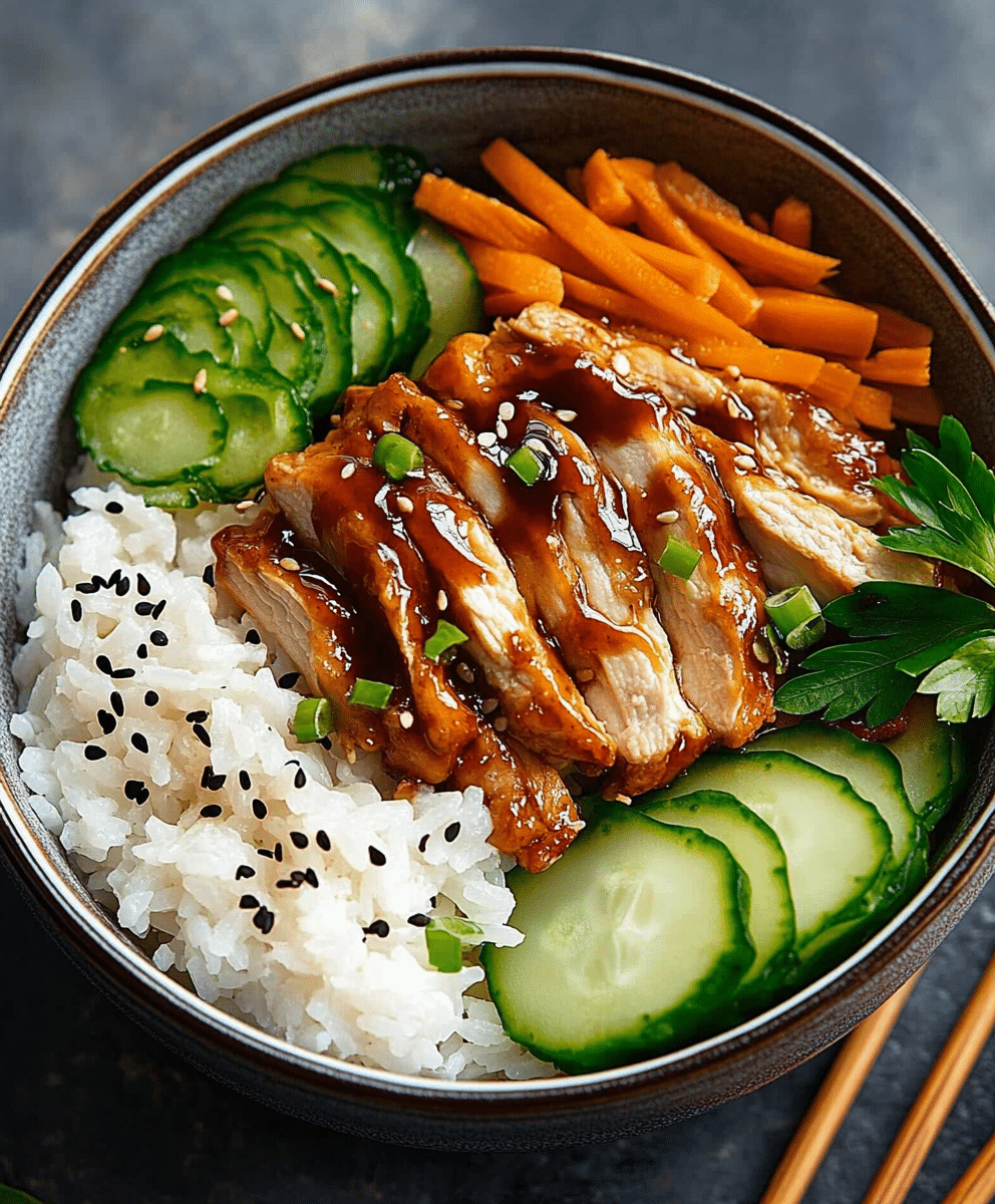 Sticky Chicken Rice Sticky Chicken Rice Bowls – A Flavorful Bowl Meal