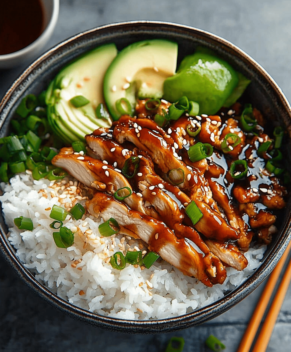 Sticky Chicken Rice Sticky Chicken Rice Bowls – A Flavorful Bowl Meal