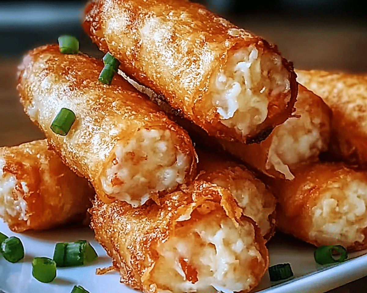 Crab Cake Egg Rolls
