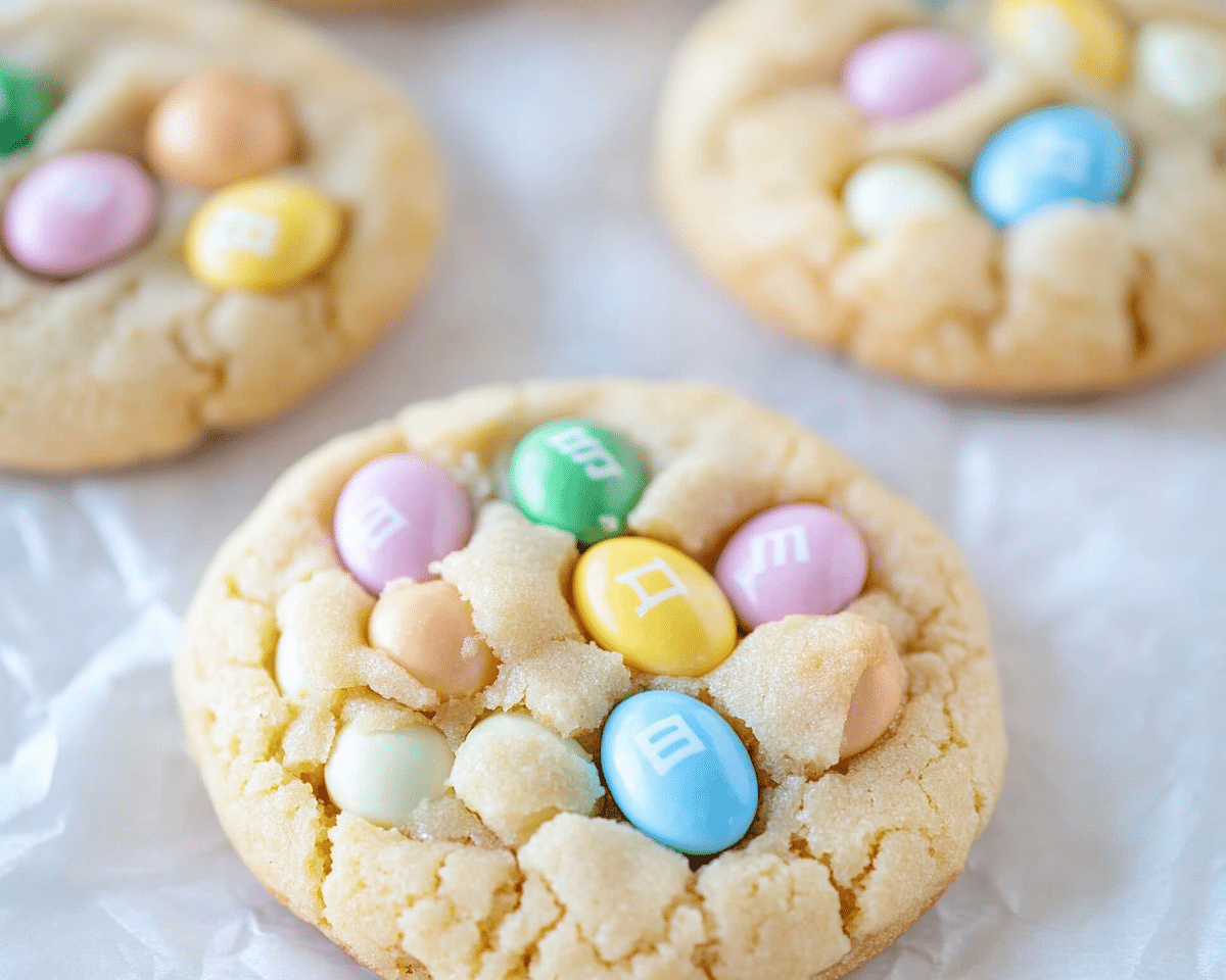 Easter M&M Cookies