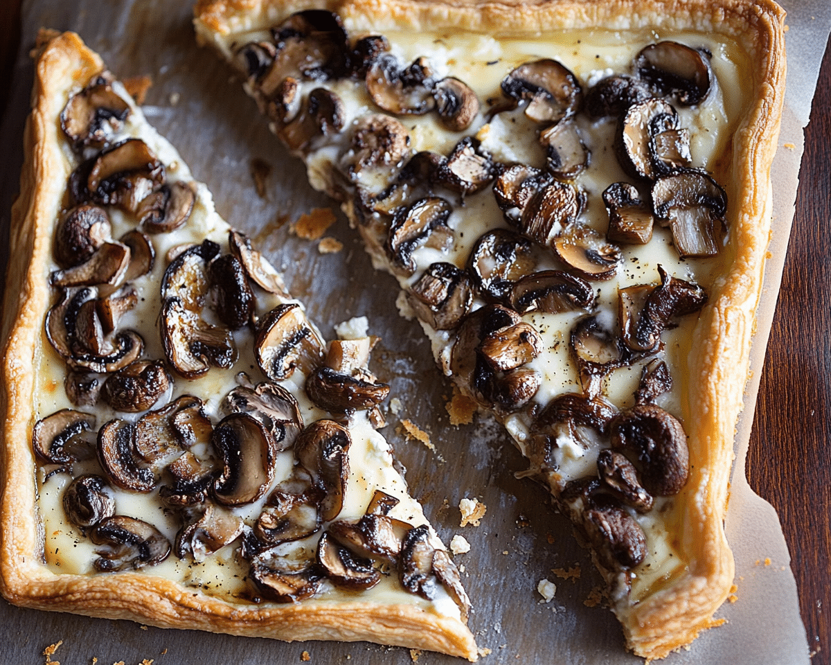 two pictures of different types of cheese tarts