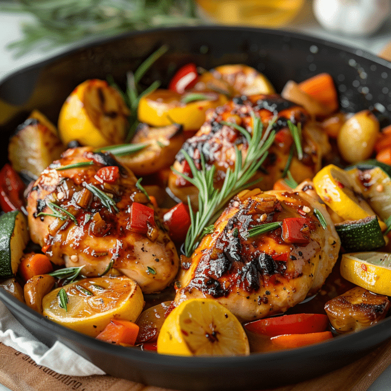a person is dipping sauce on top of some meat and vegetables in a black bowl