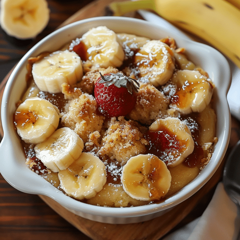 Banana Bread Cobbler