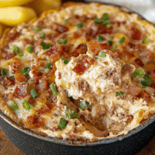Bacon Cheeseburger Queso Dip – Best Party Dip Recipe