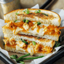 Buffalo Chicken Grilled Cheese: Easy and Spicy Sandwich Recipe