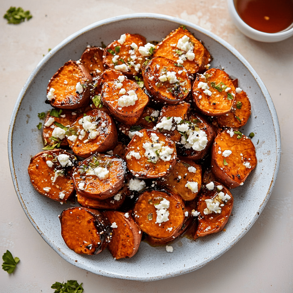Honey Feta sweet potato
