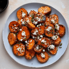 Delicious Honey Feta Sweet Potato Rounds Recipe for Any Meal