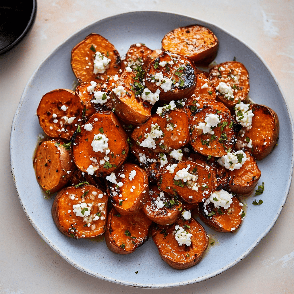 Honey Feta sweet potato