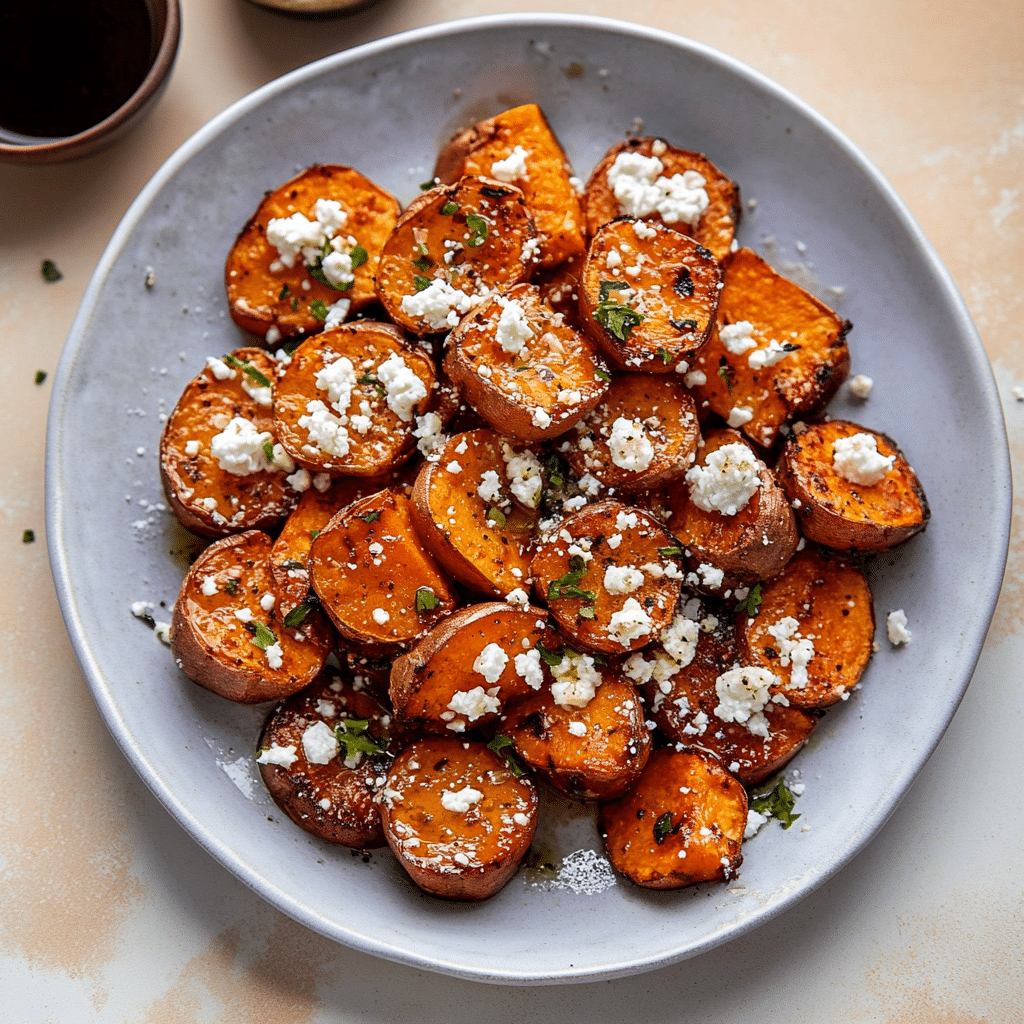 Honey Feta sweet potato