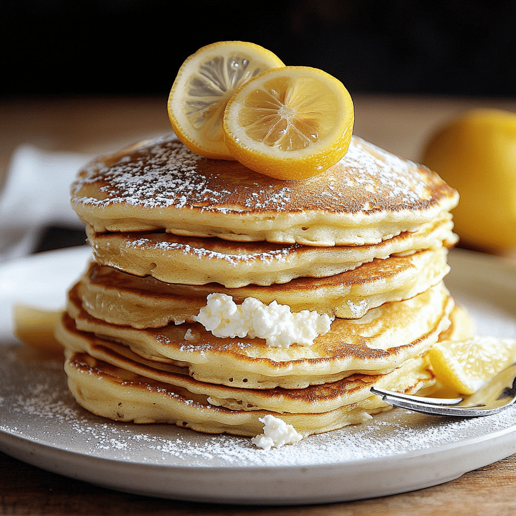 Lemon Ricotta Pancakes