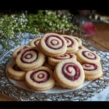 Raspberry Swirl Shortbread Cookies Recipe