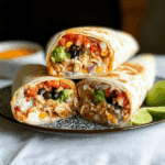 7 Layer Chicken Burrito