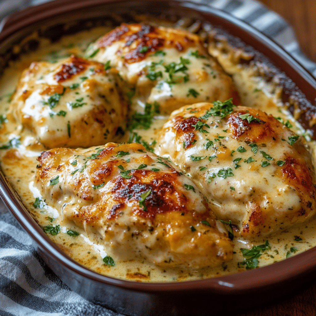 Cheesy Sour Cream Chicken