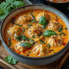 Thai Curry Dumpling Soup – Comforting Pot Sticker Recipe