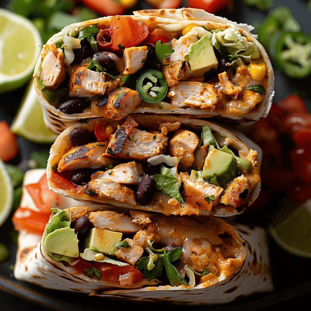 Chipotle Ranch Chicken Burrito