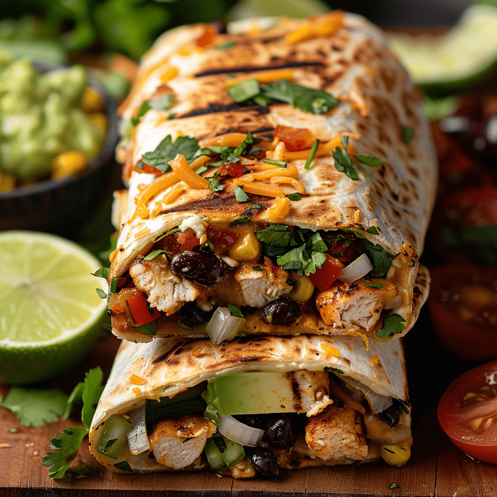 Chipotle Ranch Chicken Burrito