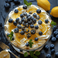 Lemon Blueberry Trifle – A Bright and Easy Blueberry Trifle Recipe