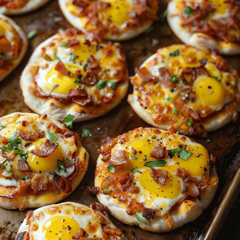 English Muffin Breakfast Pizza