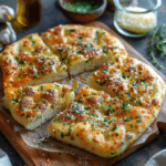 Garlic Parmesan Focaccia Bread