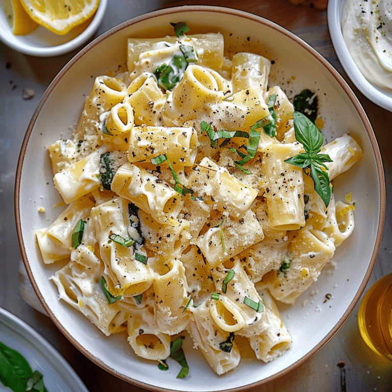 Lemon Ricotta Pasta