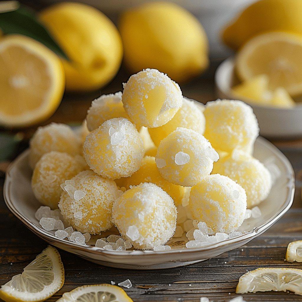 No Bake Lemon Truffle Recipe