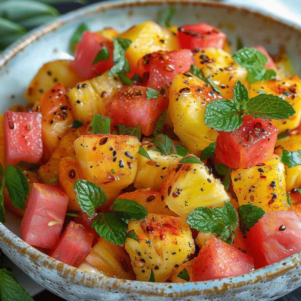 Melon and Pineapple Salad