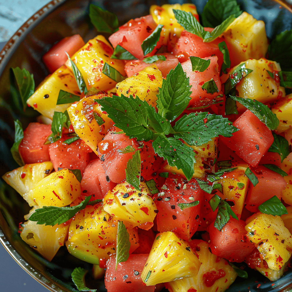Melon and Pineapple Salad