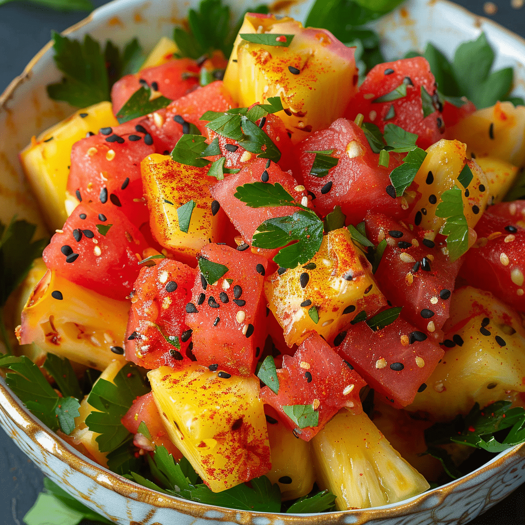 Melon and Pineapple Salad