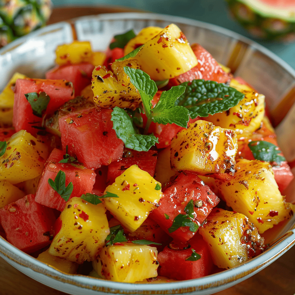 Melon and Pineapple Salad