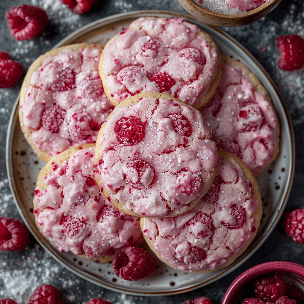 Raspberry Sugar Cookies