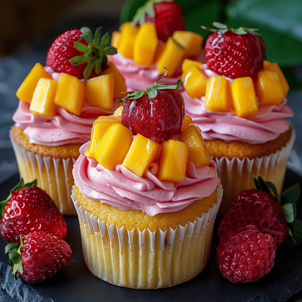 Mango Margarita Cupcakes