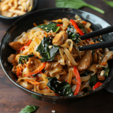 Drunken Noodles Recipe Thai -Bursting with Flavor