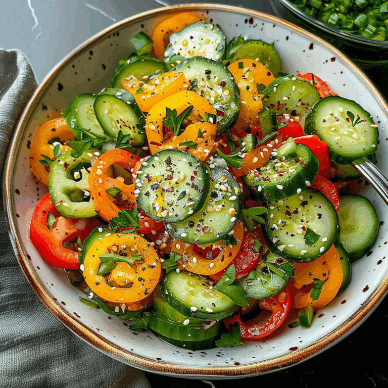 Viral Pepper And Cucumber Salad