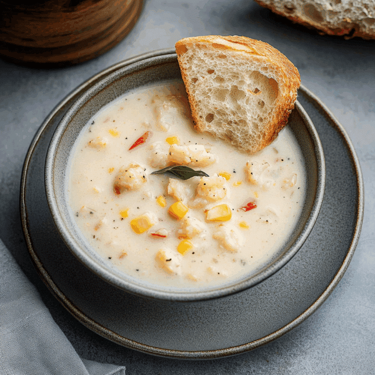 Creamy Crab and Corn Chowder