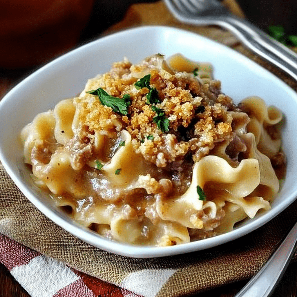 Bread Crumb Noodles