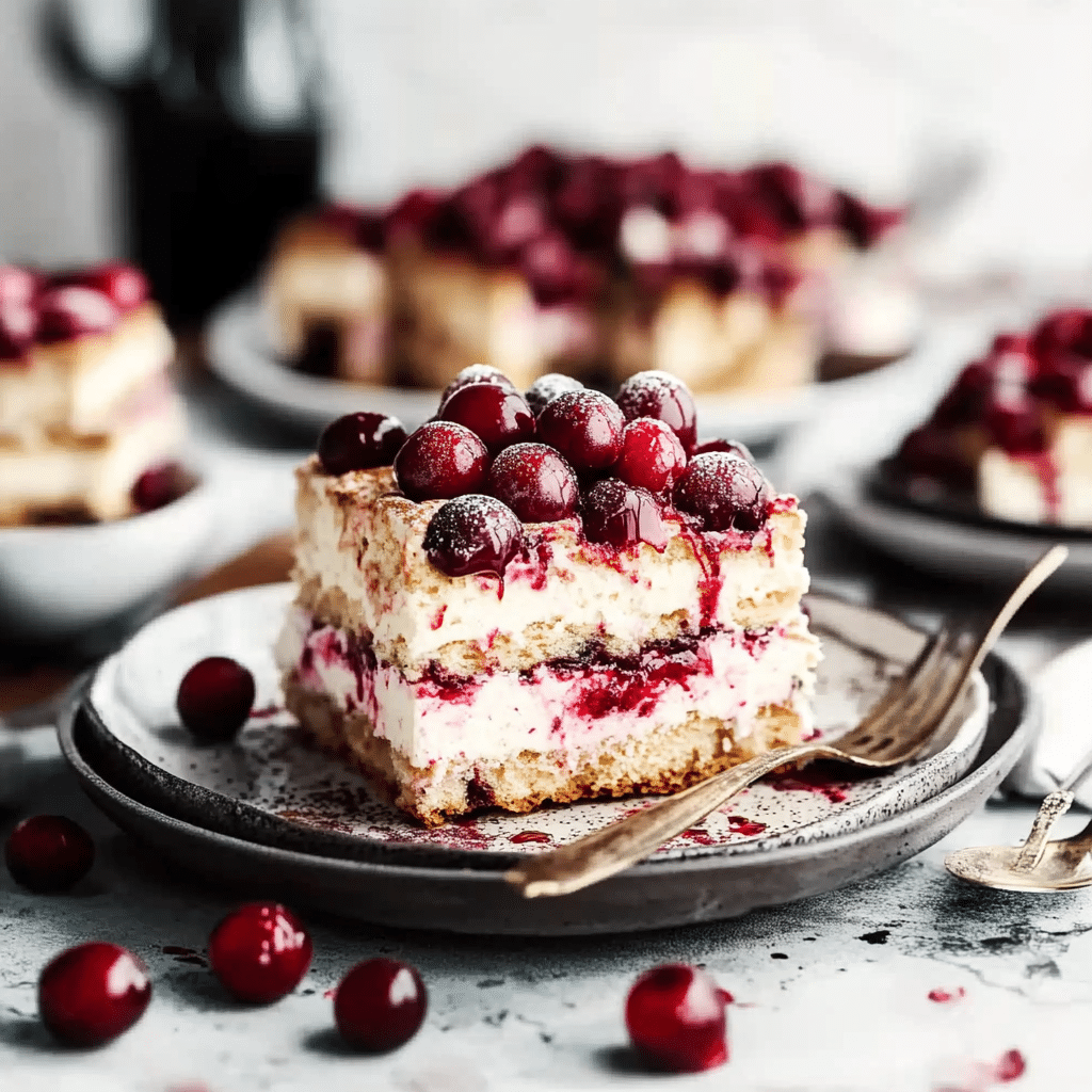 Cherry Amaretto Tiramisu