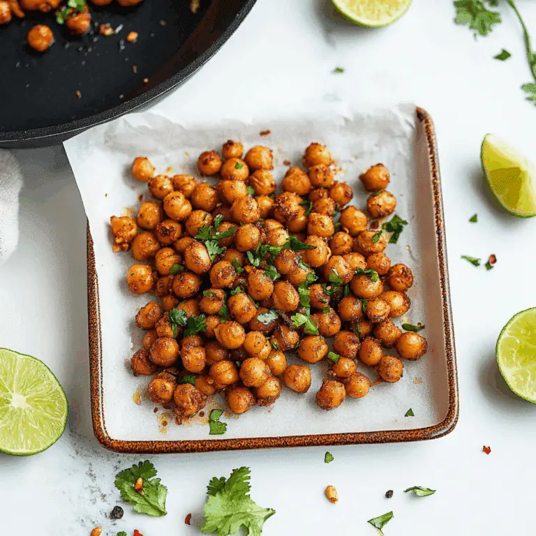 Chili Lime Roasted Chickpeas