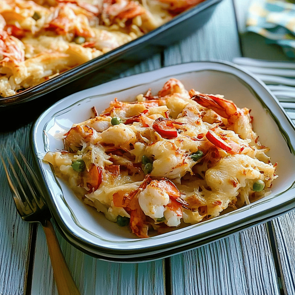 Chinese Buffet Seafood Bake