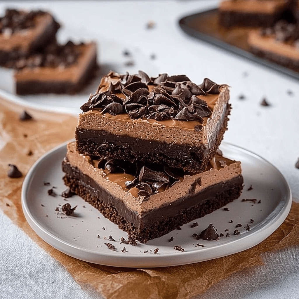 Death by Chocolate No-Bake Cheesecake Bars