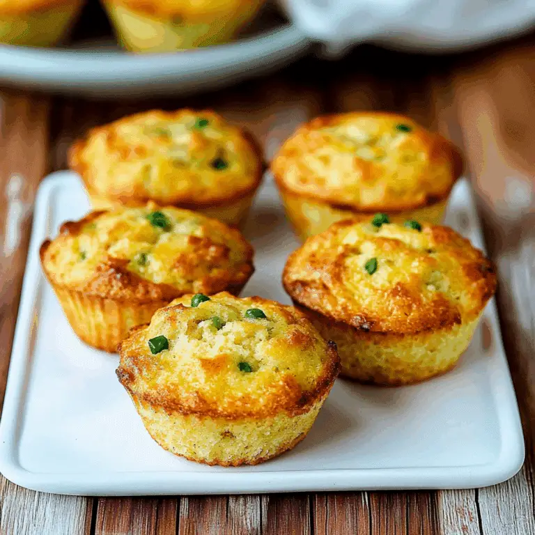 Savory Cottage Cheese Breakfast Muffins