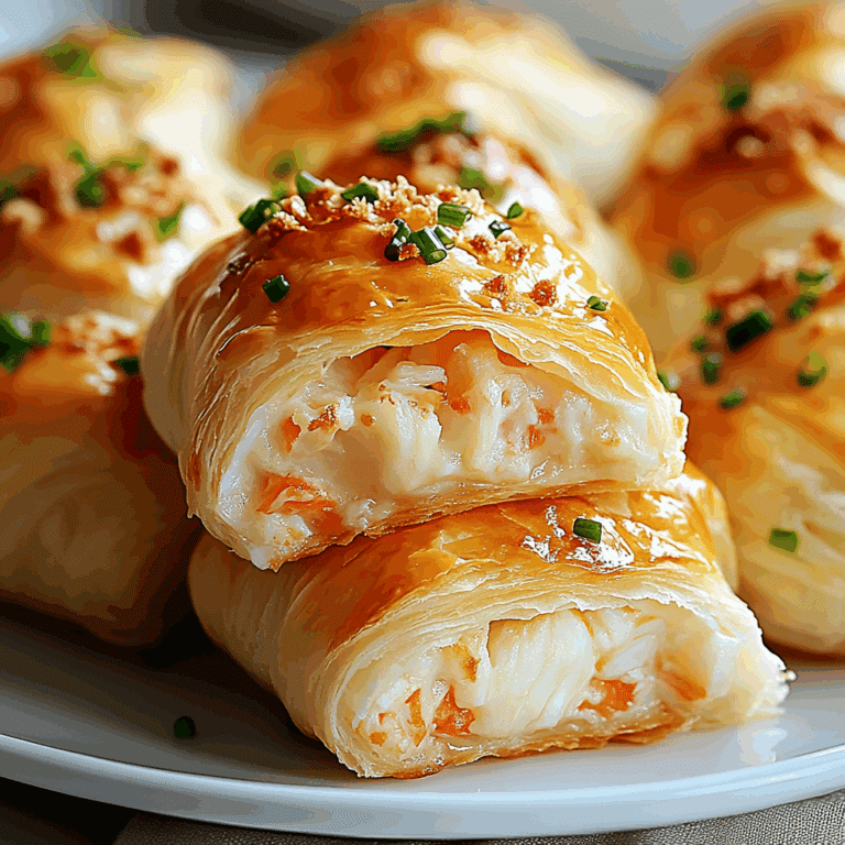 Crab and Cheese Filled Crescent Rolls