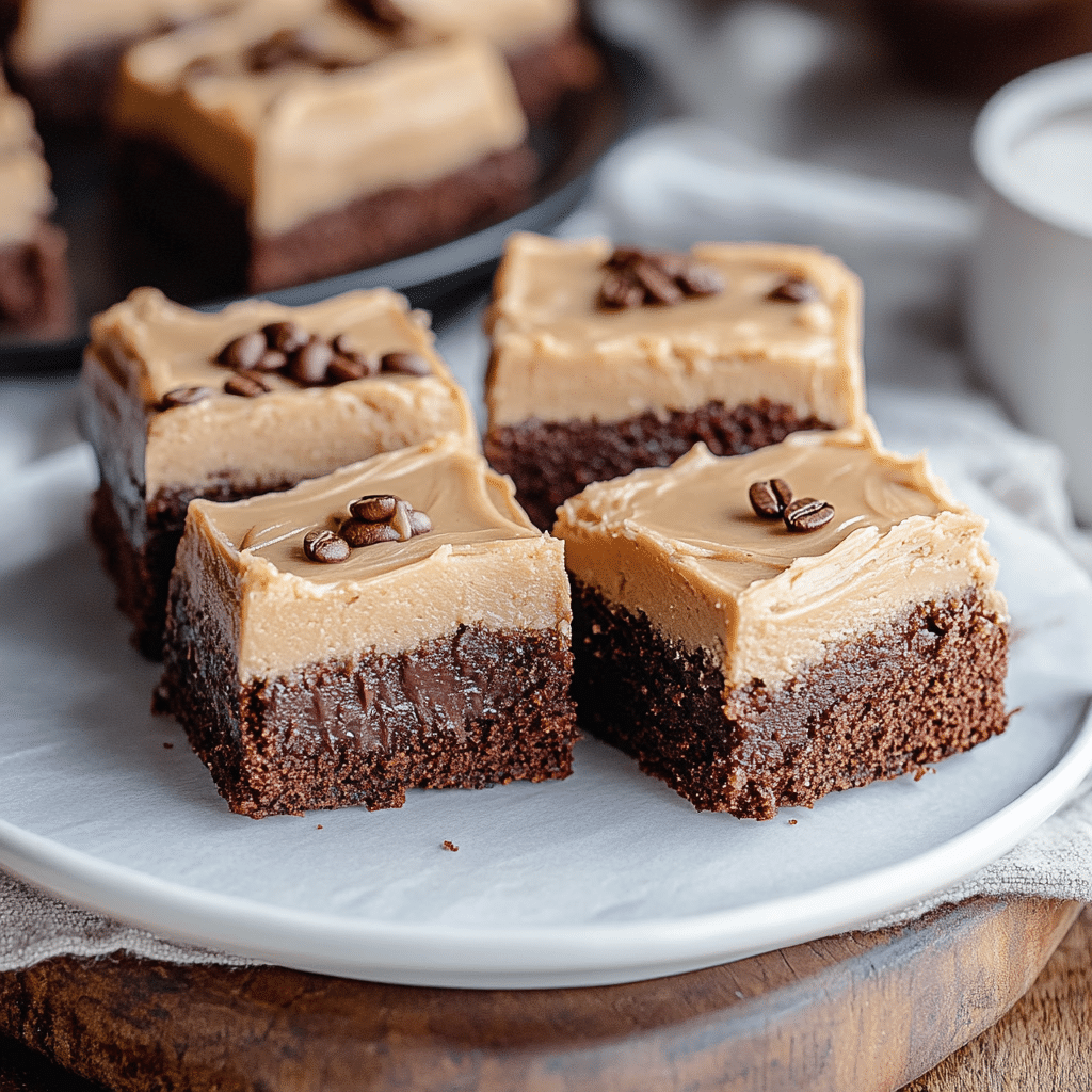 Frosted Coffee Brownies